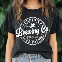 Retro Cupid’s Brewing Co Love Potions Funny Couple