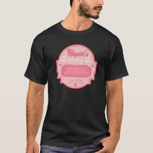 Retro Cupidu2019s Brewing Company Valentineu2019s T-Shirt