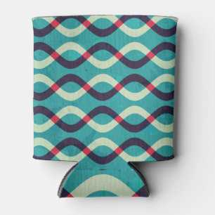 Retro Curves: Grunge Pattern Effect. Can Cooler