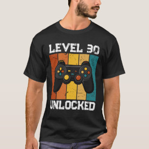 Retro Custom 30th Gaming Birthday T-Shirt