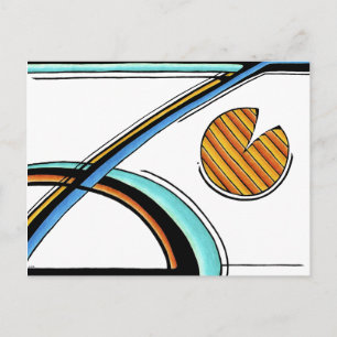 Retro   Customisable Postcard