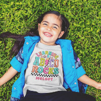 Retro cute back to school abc t-shirt