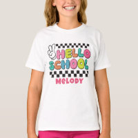 Retro cute back to school t-shirt