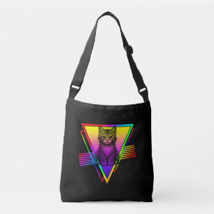 Retro Cute Cat Crossbody Bag