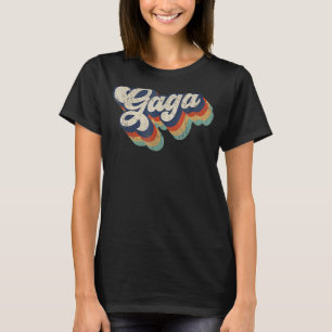 Retro Cute Gaga Grandma Best Gaga Ever Mother's Da T-Shirt