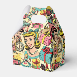 Retro Cute Girly Comics Favour Box