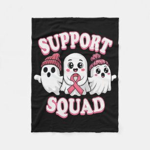 Retro Cute Skeleton Hand Boop Dog Funny Halloween  Fleece Blanket