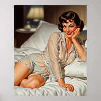 Retro Cute Woman '50 Pin-up