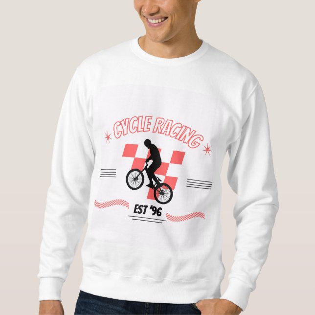 retro CYCLE RACING Sweatshirt (Front)