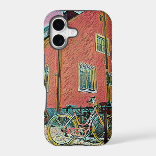 Retro cycling artwork