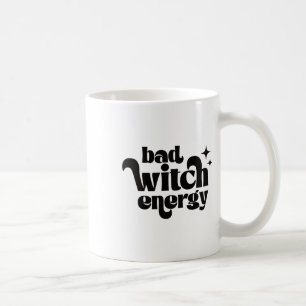 Retro D Witch Energy Shirt Halloween Witchy Vibes Coffee Mug