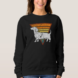 Retro Dachshund Dog Sweatshirt