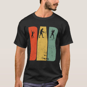 Retro Dad Tennis Player Men Tennis For Dad T-Shirt