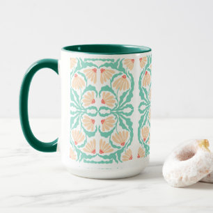 Retro Daisies Birth Flower April Mug