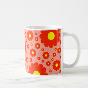Retro Daisies Coffee Mug