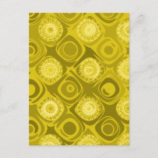 Retro Daisies Wedding Shower Invitation Postcard