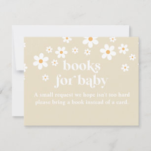 Retro Daisy Books for baby daisies Invitation