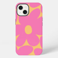 Retro Daisy Flowers in Pink Pale Marigold #1 #art