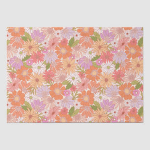 Retro Daisy Garden Tissue Paper