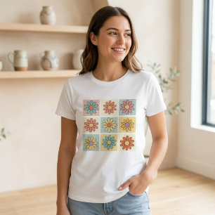Retro Daisy tshirt – Cute Floral Shirts