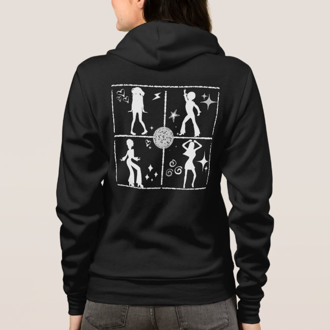 Retro Dance Wall.b Hoodie (Back)