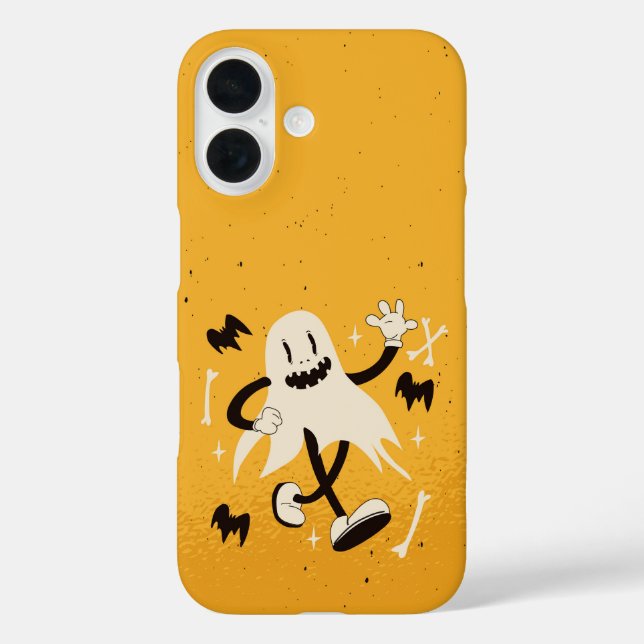 Retro Dancing Ghost Cute Halloween Case-Mate iPhone Case (Back)