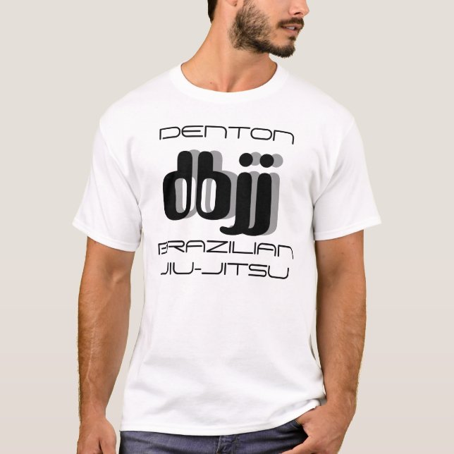 retro DBJJ- white  T-Shirt (Front)