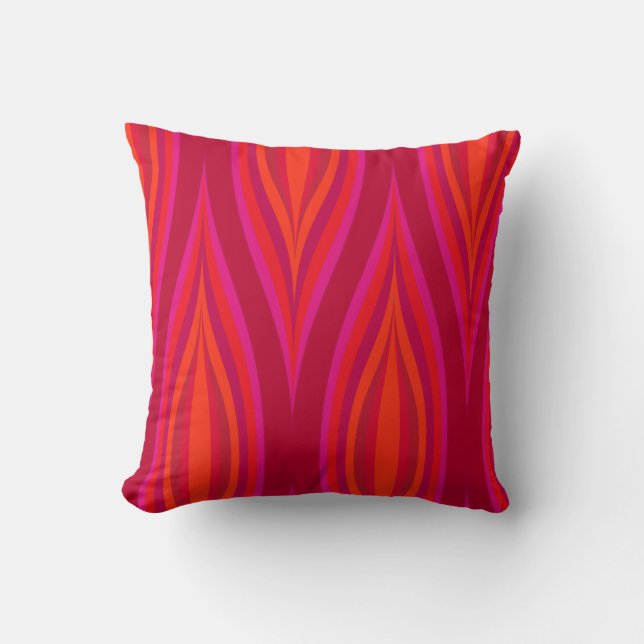 Retro decorative pillow 70s 60s (Front)