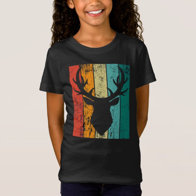 Retro Deer  T-Shirt (Front)