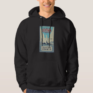 Retro Defence Of Democracy Political Beginning Ww2 Hoodie