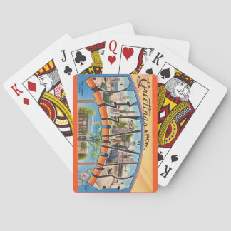 Retro Delaware Greetings Playing Cards