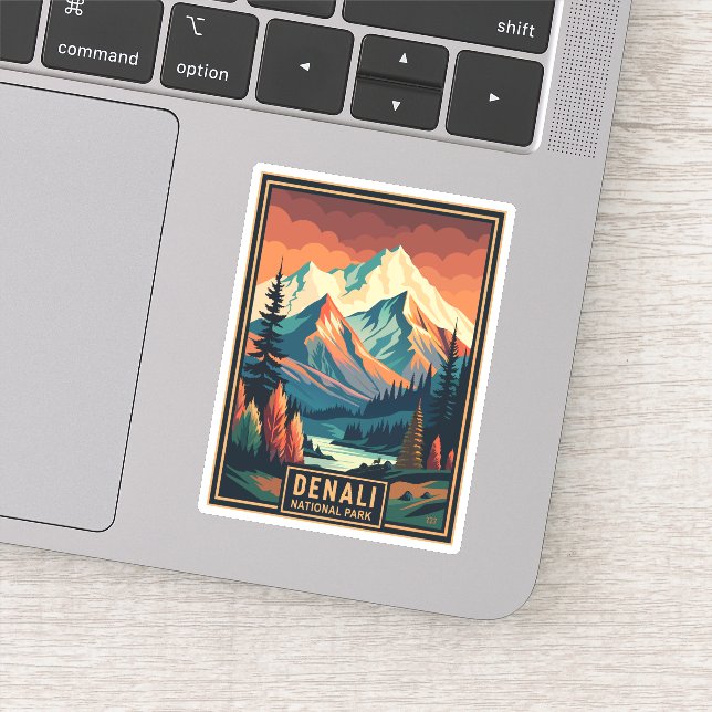 Retro Denali National Park (Detail)
