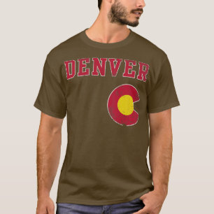Retro Denver Colorado Home Love T-Shirt