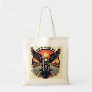 Retro Desert Highway Motorcycle Brotherhood Biker  Tote Bag