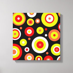 Retro design canvas print
