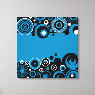 Retro design canvas print
