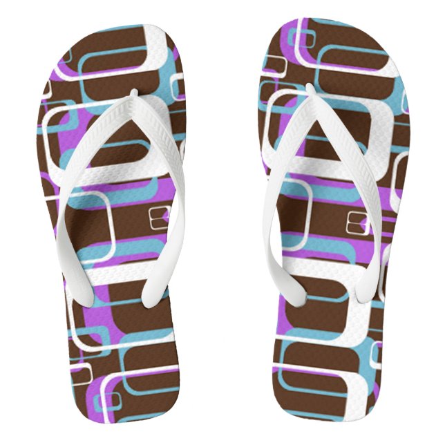 Retro Design Flip Flops (Footbed)