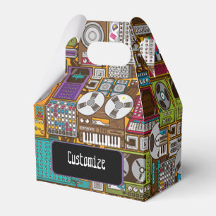 Retro Devices Recording Studio Gable Favour Box