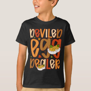 Retro Deviled Egg Er Thanksgiving Dinner Funny  T-Shirt