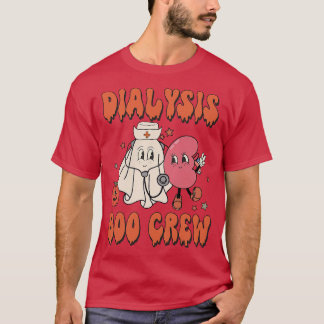Retro Dialysis Boo Crew Dialysis Nurse Halloween C T-Shirt