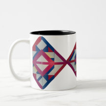 Retro Diamond Geometry – Bold Colourful 