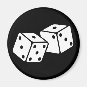 Retro Dice Magnet
