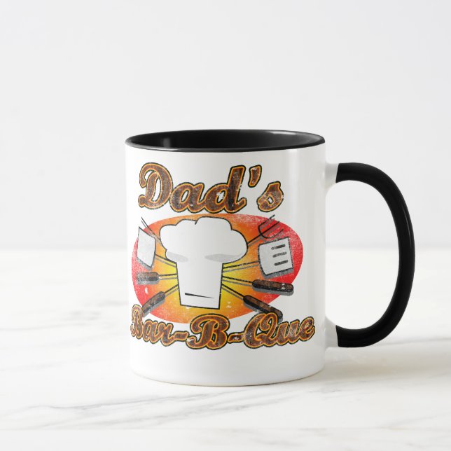 Retro Diner, Dad's Bar-B-Que Mug (Right)