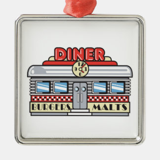 retro diner design metal tree decoration