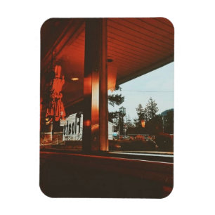 Retro Diner in the Pacific Northwest Magnet