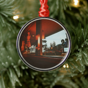  Retro Diner in the Pacific Northwest Metal Tree Decoration