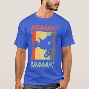 Retro Dirt Bike Rider  Vintage MX Motocross T-Shirt
