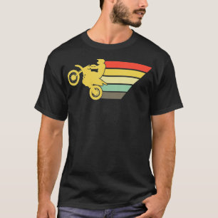 Retro Dirt Bike RiderVintage MX Motocross Supercro T-Shirt