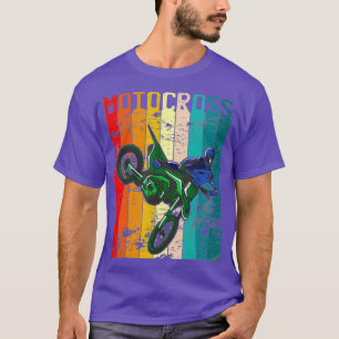 Retro Dirt Biking Gift Dirt Bike Graphic Vintage T-Shirt