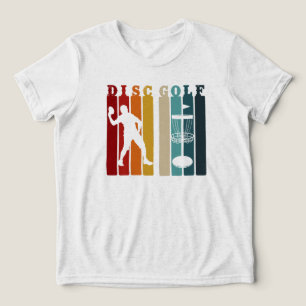 Retro Disc Golf Design Frisbee Lover Tri-Blend Shirt